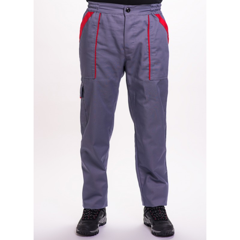 Salopeta de lucru pantaloni talie si bluza 